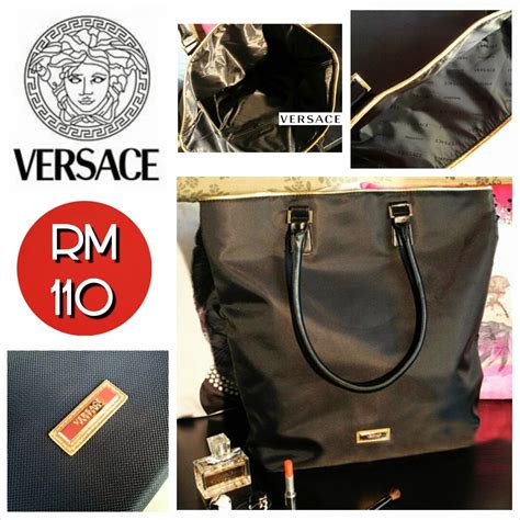 black versace parfums bag|versace parfums bag cost.